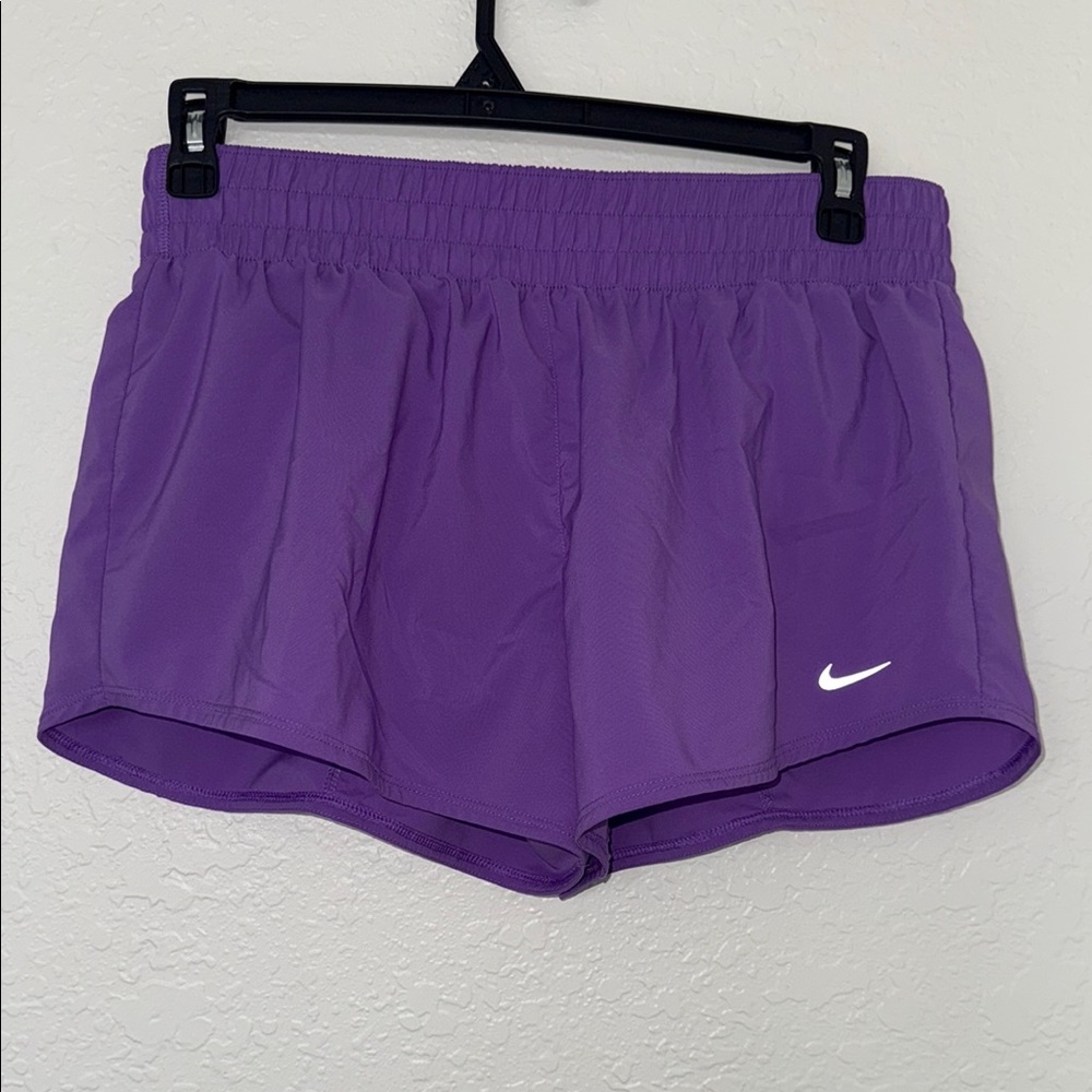 Nike Purple Athletic Shorts Lightweight Elastic Waist